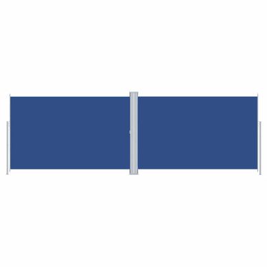 Auvent Latéral Rétractable Bleu 220x600 Cm