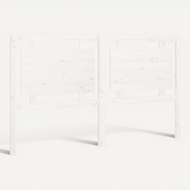 Tête De Lit Blanc 165,5x4x100 Cm Bois Massif De Pin Tête De Lit Blanc 165,5x4x100 Cm Bois Massif De Pin
