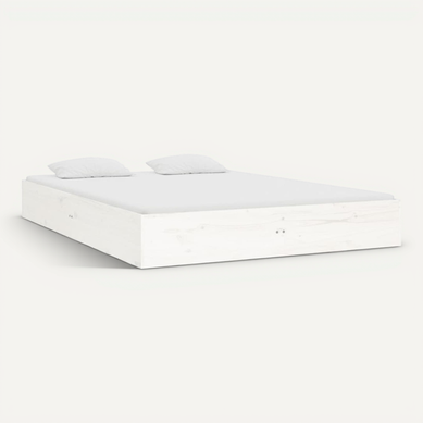 Cadre De Lit Blanc Bois Massif 120x190 Cm Petit Double Cadre De Lit Blanc Bois Massif 120x190 Cm Petit Double