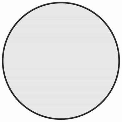 Miroir Mural Noir Ø 50 Cm Rond