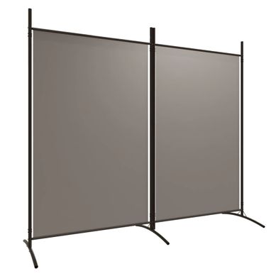Cloison De Séparation 2 Panneaux Anthracite 175x180 Cm Tissu Cloison De Séparation 2 Panneaux Anthracite 175x180 Cm Tissu