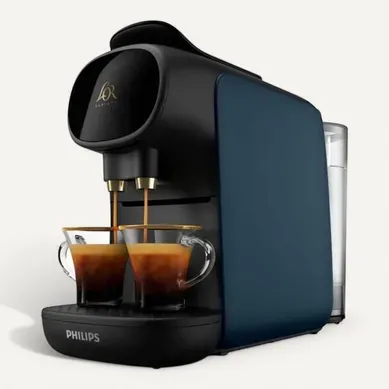 Machine À Café Double Expresso Nespresso L'or Barista Lm9012/40 - Bleu Nuit Machine À Café Double Expresso Nespresso L'or Barista Lm9012/40 - Bleu Nuit