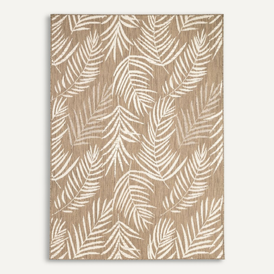 Tapis D'extérieur - Malta Leaves Naturel - Rectangle - 240x340 Cm Tapis D'extérieur - Malta Leaves Naturel - Rectangle - 240x340 Cm