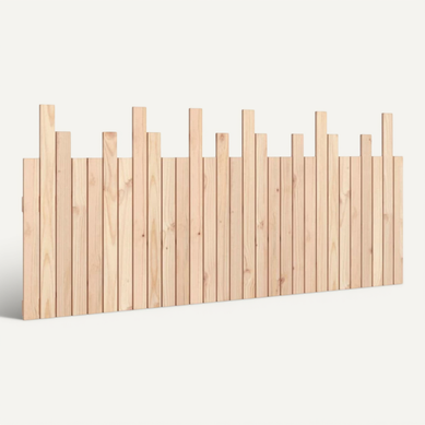 Tête De Lit Murale 185x3x80 Cm Bois Massif De Pin Tête De Lit Murale 185x3x80 Cm Bois Massif De Pin