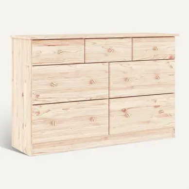 Commode Alta 112x35x73 Cm Bois Massif De Pin Commode Alta 112x35x73 Cm Bois Massif De Pin