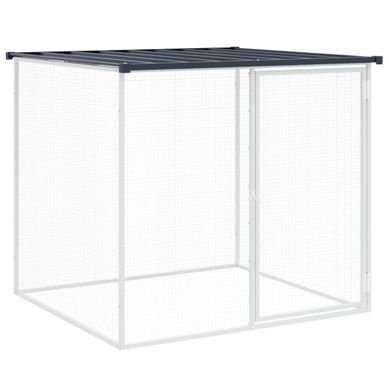 Poulailler Avec Toit Anthracite 103x98x90 Cm Acier Galvanisé Poulailler Avec Toit Anthracite 103x98x90 Cm Acier Galvanisé