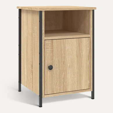 Table De Chevet Chêne Sonoma 40x42x60 Cm Bois Contreplaqué