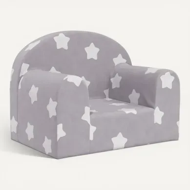 Fauteuil Pour Enfants Gris Clair Avec Étoiles Fauteuil Pour Enfants Gris Clair Avec Étoiles