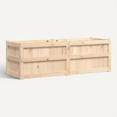 Jardinière 150x50x50 Cm Bois De Pin Massif Jardinière 150x50x50 Cm Bois De Pin Massif