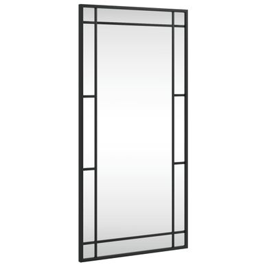 Miroir Mural Noir 40x80 Cm Rectangulaire Fer Miroir Mural Noir 40x80 Cm Rectangulaire Fer