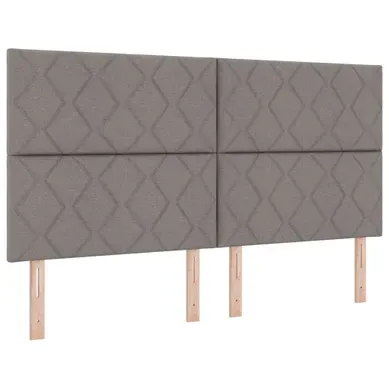 Tête De Lit Avec Des Lumières à LED Réglable Taupe 180 Cm Tissu Tête De Lit Avec Des Lumières à LED Réglable Taupe 180 Cm Tissu