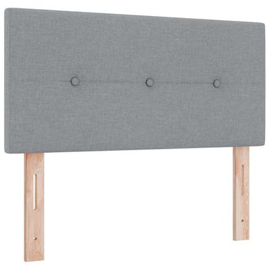 Tête De Lit LED Avec Des Lumières à LED Gris Clair 80 Cm Tissu Tête De Lit LED Avec Des Lumières à LED Gris Clair 80 Cm Tissu