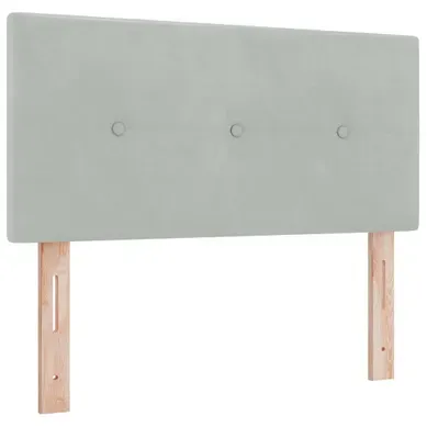 Tête De Lit Avec Des Lumières à LED Gris Clair 80 Cm Velours Tête De Lit Avec Des Lumières à LED Gris Clair 80 Cm Velours