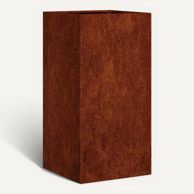 Jardinière Rouillé 40x40x80 Cm Acier Inoxydable Jardinière Rouillé 40x40x80 Cm Acier Inoxydable