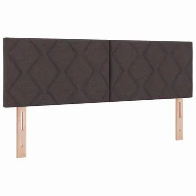 Tête De Lit En Tissu Autre Marron Foncé 144 Cm Tissu