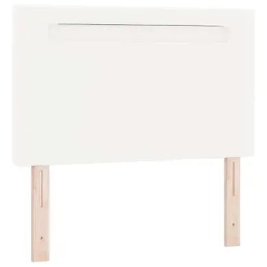 Tête De Lit Avec Des Lumières à LED Blanc 100 Cm Pvc Tête De Lit Avec Des Lumières à LED Blanc 100 Cm Pvc