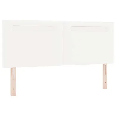 Tête De Lit Avec Des Lumières à LED Blanc 144 Cm Pvc Tête De Lit Avec Des Lumières à LED Blanc 144 Cm Pvc