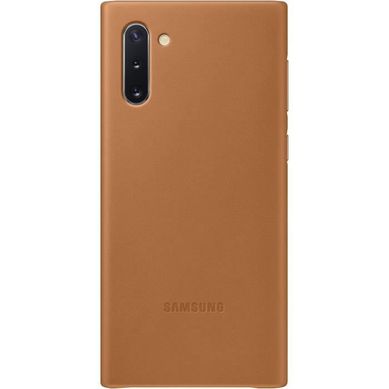 Coque Cuir Camel Note10