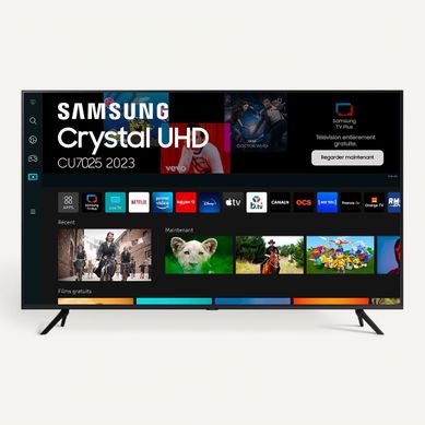 Téléviseur LED 50" (125 cm) Crystal 4K UHD Smart TV Noir - TU50CU7025 Téléviseur LED 50" (125 cm) Crystal 4K UHD Smart TV Noir - TU50CU7025