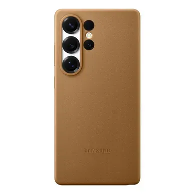 Coque Pour  Galaxy S25 Ultra Cuir D'origine Kindsuit  Dorée