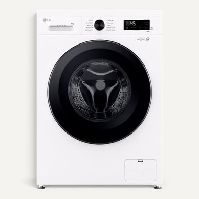 Lave-linge hublot LG F84B15WHS Lave-linge hublot LG F84B15WHS vue de face