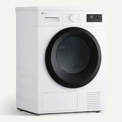 Sèche-linge hublot LG RH8N15WH 8kg Blanc Sèche-linge hublot LG RH8N15WH 8kg Blanc vue 3/4