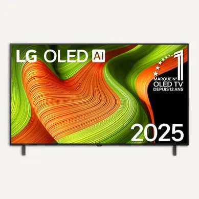 Téléviseur OLED AI 77'' 4K LG 195 cm OLED77B56LA.AEU vue de face