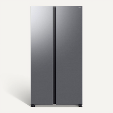 Réfrigérateur Américain - Rs70f65qet - 2 Portes - 659 L - Classe E - Platinum Inox