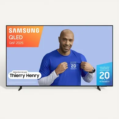 Téléviseur 4K QLED 65'' 165 cm SAMSUNG 65Q6F vue de face