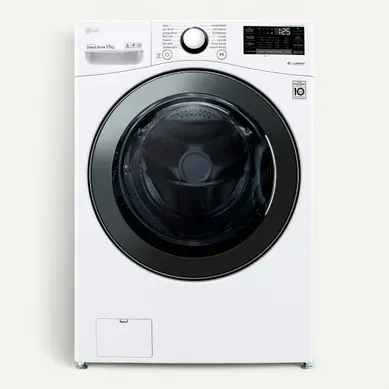 Lave-linge hublot LG F71P12WH 17kg Blanc Lave-linge hublot LG F71P12WH 17kg Blanc vue de face