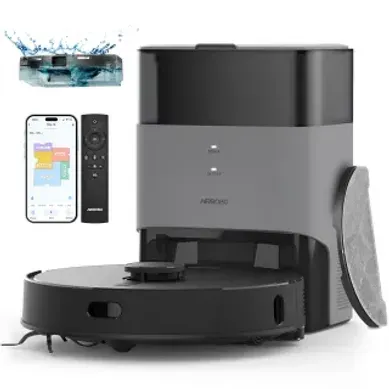 T20 Aspirateur Robot Laveur Station Recharge 60j Sans Vidange App Et Commande Vocale