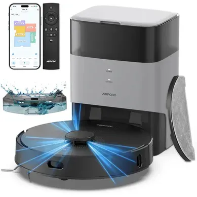 L40+ Aspirateur Robot Laveur Station D'aspiration Navigation Lidar Uslam 3-en-1