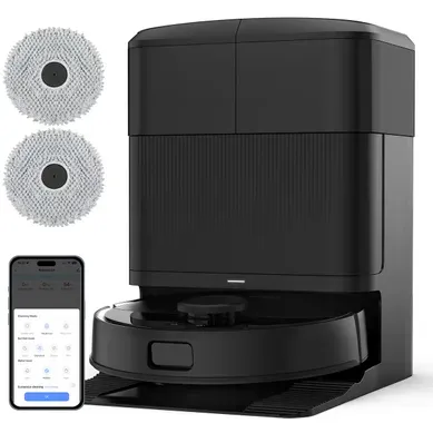 M2 Aspirateur Robot Laveur 15 Kpa Avec Double Lidar 3d, Vidage Auto Jusqu'à 75 Jours M2 Aspirateur Robot Laveur 15 Kpa Avec Double Lidar 3d, Vidage Auto Jusqu'à 75 Jours