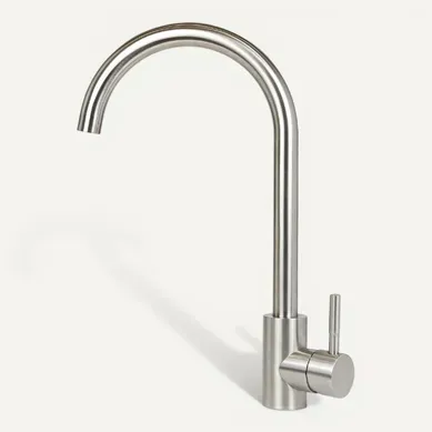 Robinet De Lavabo En Acier Inoxydable À Mitigeur Orientable 360° Pour Cuisine
