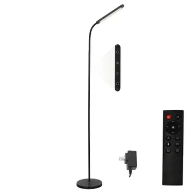 Lampadaire LED Dimmable Noir 11w 360° Flexible Pour Salon Et Canapé Lampadaire LED Dimmable Noir 11w 360° Flexible Pour Salon Et Canapé