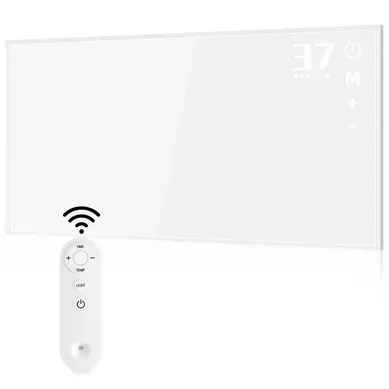 Chauffage Infrarouge 450W Mural Énergétiquement Efficace Avec Télécommande Pour Chambre Et Hôtel Chauffage Infrarouge 450W Mural Énergétiquement Efficace Avec Télécommande Pour Chambre Et Hôtel
