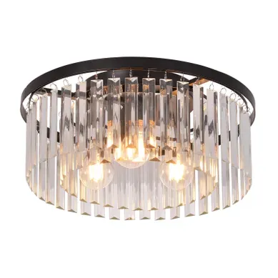 Plafonnier Salon Noir E27 Plafonnier Moderne Cristal Pour Cuisine Bureau