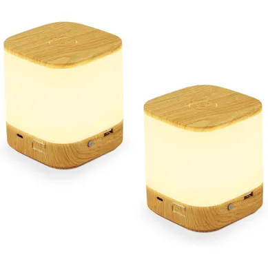 Lampe De Table LED Tactile à Intensité Variable, Lampe De Chevet Rechargeable Par USB Lampe De Table LED Tactile à Intensité Variable, Lampe De Chevet Rechargeable Par USB