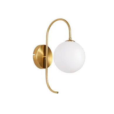Applique Murale Intérieure Lampe Murale Chambre G9 Sphère En Verre Or Lampe De Couloir Applique Murale Intérieure Lampe Murale Chambre G9 Sphère En Verre Or Lampe De Couloir