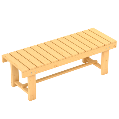 Banc De Jardin 2 Places - Bois De Sapin Pré-huilé - Naturel - 110 X 38 X 35 Cm Banc De Jardin 2 Places - Bois De Sapin Pré-huilé - Naturel - 110 X 38 X 35 Cm