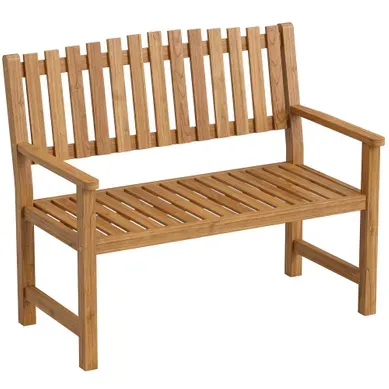 Banc De Jardin 2 Places - Bois D'acacia Massif Fsc - Naturel - 112 X 64 X 92 Cm Banc De Jardin 2 Places - Bois D'acacia Massif Fsc - Naturel - 112 X 64 X 92 Cm