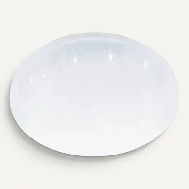 Plafonnier LED D. 31 cm POGLOLIA-E Blanc Plafonnier LED D. 31 cm POGLOLIA-E Blanc vue 3/4