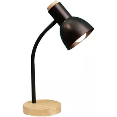 Lampe De Bureau En Bois Pour Les Besoins Du Bureau 1 Ampoule E-27 Ampoule Non Incluse Noir Lampe De Bureau En Bois Pour Les Besoins Du Bureau 1 Ampoule E-27 Ampoule Non Incluse Noir