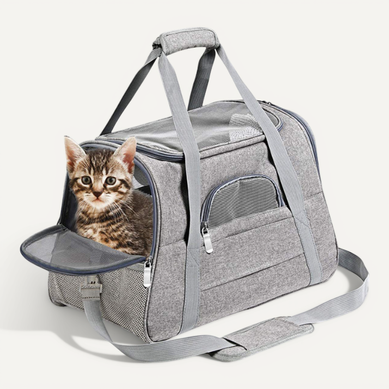 Gris, Sac Fourre-tout Pour Chat, Sac Fourre-tout Pliable Et Respirant Pour Chien Gris, Sac Fourre-tout Pour Chat, Sac Fourre-tout Pliable Et Respirant Pour Chien