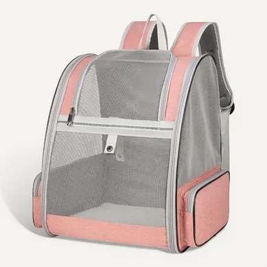 Rose - Sac De Transport Pour Chats Et Petits Chiens 7,5 Kg, Sac à Dos En Maille Respirante Rose - Sac De Transport Pour Chats Et Petits Chiens 7,5 Kg, Sac à Dos En Maille Respirante