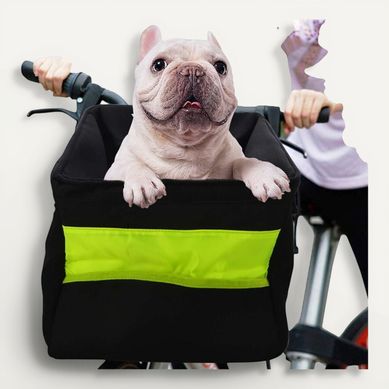 (noir) Sac De Vélo Pour Chien Et Chat Avec Bretelles Rembourrées Réglables (noir) Sac De Vélo Pour Chien Et Chat Avec Bretelles Rembourrées Réglables