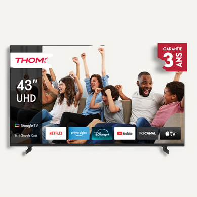 Téléviseur LED 43" (109 Cm) 4k Uhd LED Google TV Téléviseur LED 43" (109 Cm) 4k Uhd LED Google TV