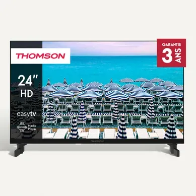 Téléviseur HD 24'' 60 cm THOMSON 24HD2S14 Téléviseur HD 24'' 60 cm THOMSON 24HD2S14 vue de face