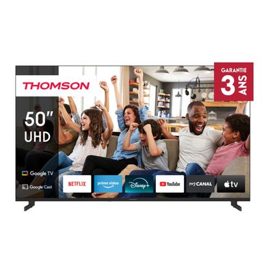 Téléviseur 4K UHD 50'' 126 cm THOMSON 50UG4S14 Téléviseur 4K UHD 50'' 126 cm THOMSON 50UG4S14 vue de face