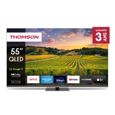 Téléviseur QLED 55'' 139 cm THOMSON 55QG5C14 Téléviseur QLED 55'' 139 cm THOMSON 55QG5C14 vue de face